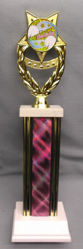Cheerleading trofeo rosa - cheerleading,