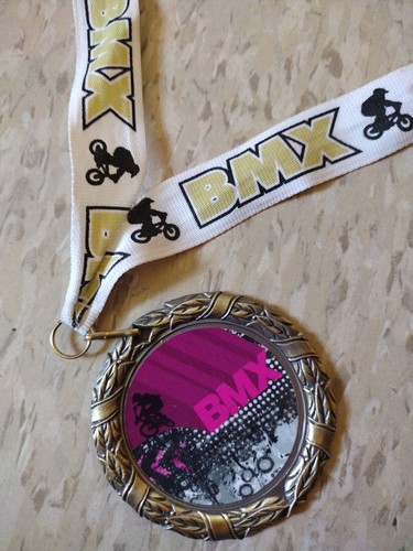 Medaglia bici motocross bmx - medaglia,