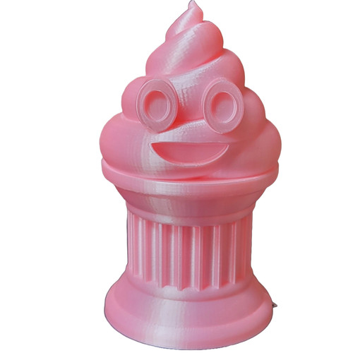 Trofeo emoji cacca grande - emoji,